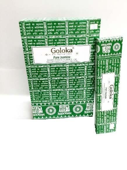 Goloka Räucherstäbchen Goloka reiner Jasmin (15 gr)