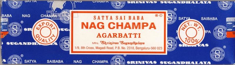 Nag Champa Weihrauch Nag Champa Agarbatti (100 gr)