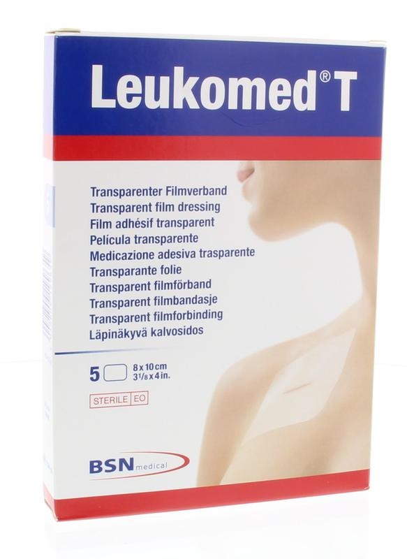 Leukomed T 8,0 x 10 cm steril (5 Stück)
