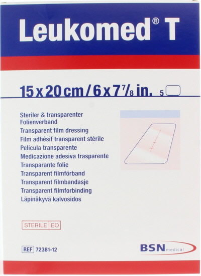 Leukomed Leukomed T 15,0 x 20 cm steril (5 Stück)