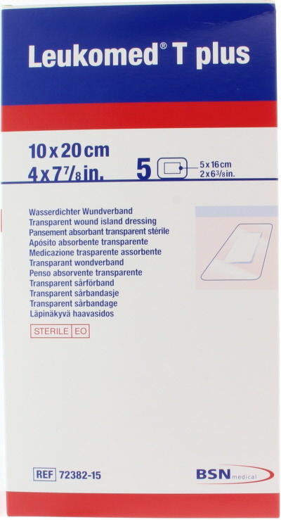 Leukomed Leukomed T plus 10,0 x 20 cm (5 Stück)