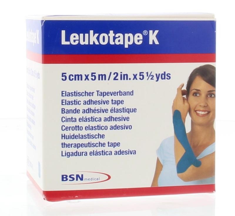 Leukotape K 5 mx 5,0 cm blau (1 Stück)