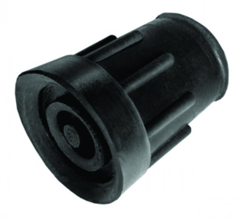 Able 2 Able 2 Krücken- und Stockkappen 21 mm schwarz (2 Stück)