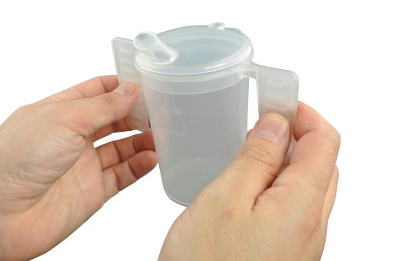 Able 2 Trinkbecher mit Deckel/Henkel (1 Stück)