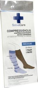 Solvacare Kompressionsstrumpf beige M 23 - 26 cm (1 Paar)