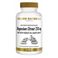 Golden Naturals Magnesiumcitrat 250 mg