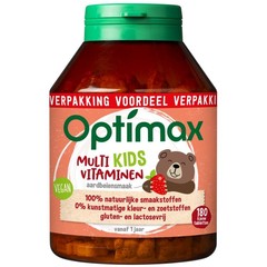 Optimax Kinder Multi Erdbeere (180 Kautabletten)