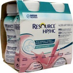 Resource Resource HP/HC Erdbeere 200 Ml (4 Stück)