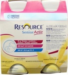 Resource Resource Senioractiv Vanille 200 Ml (4 Stück)