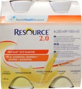 Resource Resource 2-0 Vanille 200 Gramm (4 Stück)