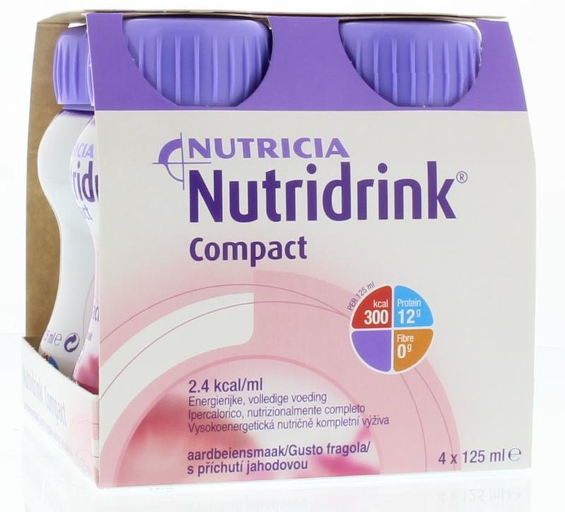 Nutridrink Kompakte Erdbeere 125 Ml (4 Stück)