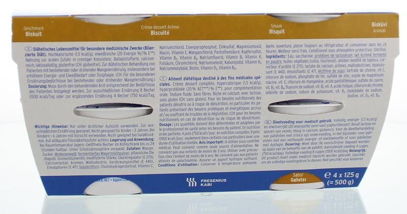 Fresubin Fresubin YoCreme Keks 125 Gramm (4 Stück)