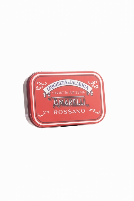 Amarelli Lorbeerblatt liquiriz calabria Dose kleine Stück (40 gr)
