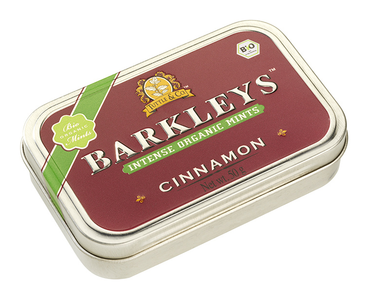 Barkleys Bio-Pfefferminzbonbons Zimt Bio 50 Gramm