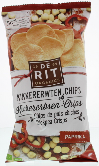 De Rit Kichererbsenchips Paprika 75 Gramm