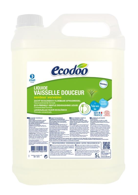 Ecodoo Geschirrspülmittel flüssig weich Nachfüllbehälter 5 Liter