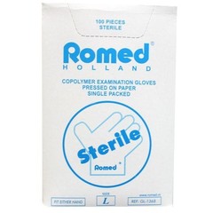 Romed Untersuchungshandschuh steril Copolymer L (100 Stück)