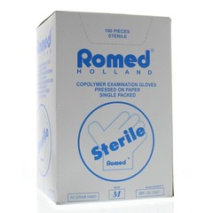 Romed Untersuchungshandschuh steril Copolymer M (100 Stück)