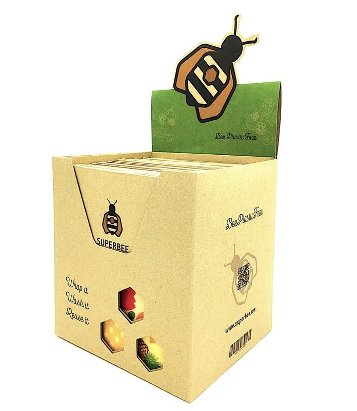 Superbee Superbee Beeswraps Starterset Kleinverpackung (20 Stück)