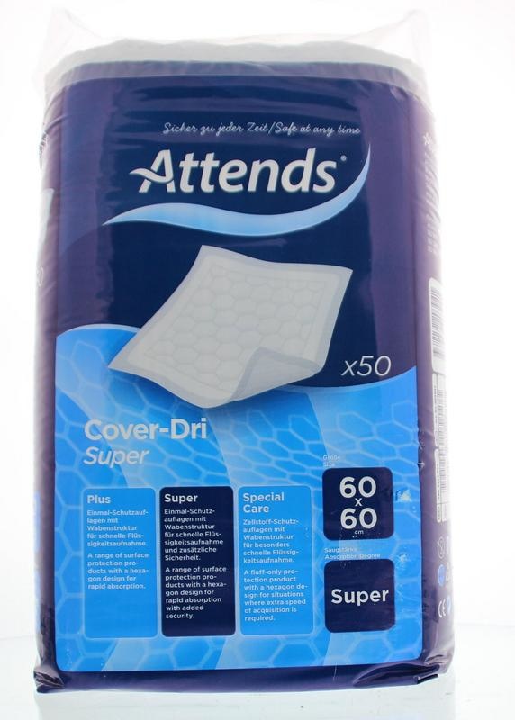 Attends Abdeckung dri super 60 x 60 (50 Stück)