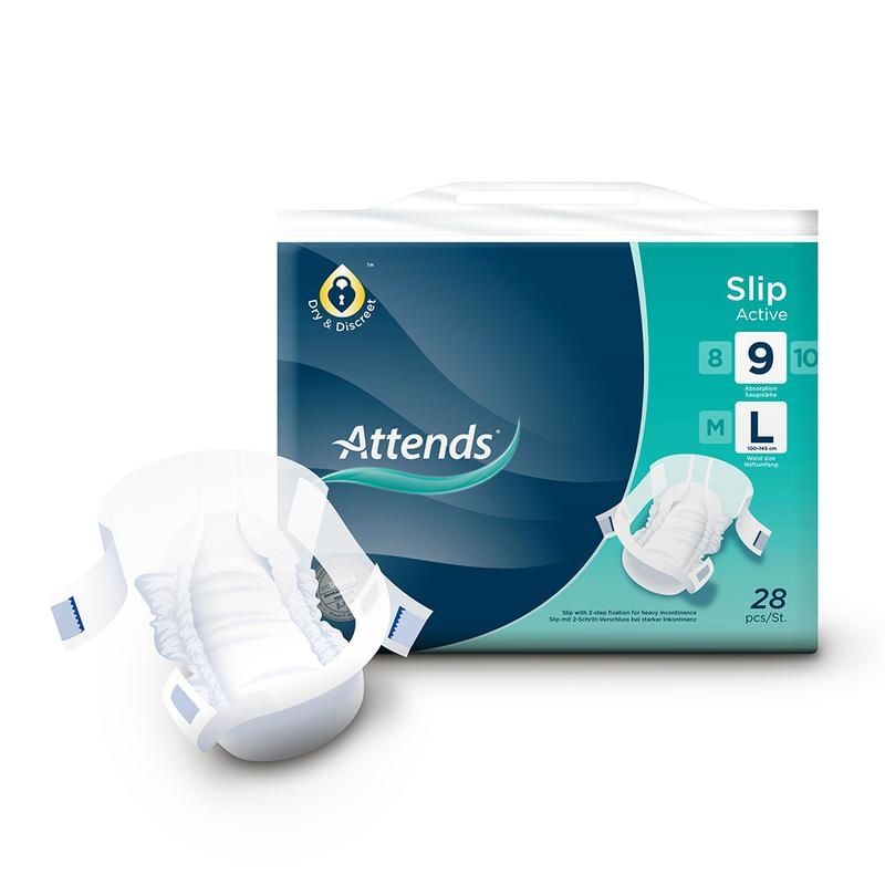 Attends Attends Slip active 9 groß (28 Stück)