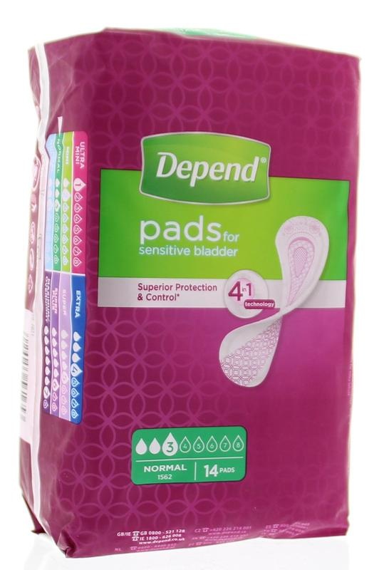 Depend Dressing normal (14 Stück)