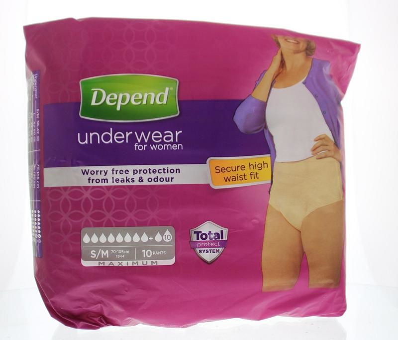 Depend Hosen Frau maximal S/M (10 Stück)