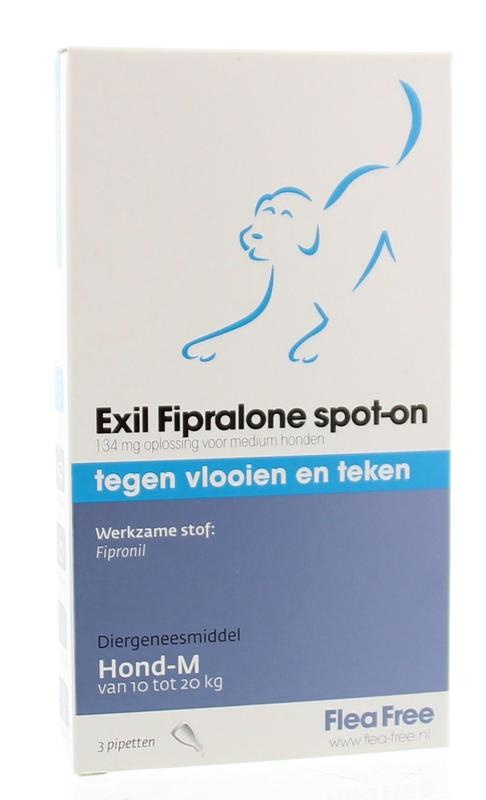 Exil Exil Fipralone Spot on Dog mittel (3 Stück)