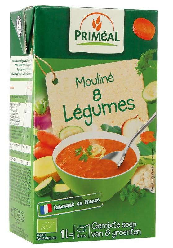 Primeal Gemüsesuppe mit 8 Gemüse Bio (1 Liter)