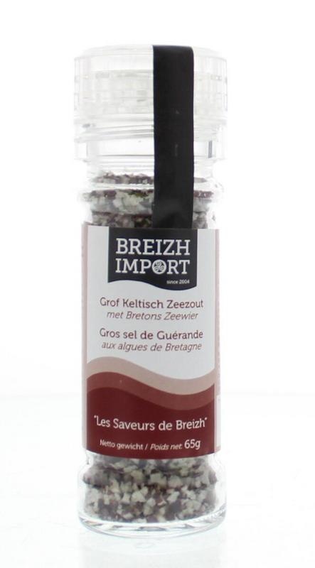 Breizh Import Grobes keltisches Meersalz Algen getrockneter Sprinkler (65 gr)
