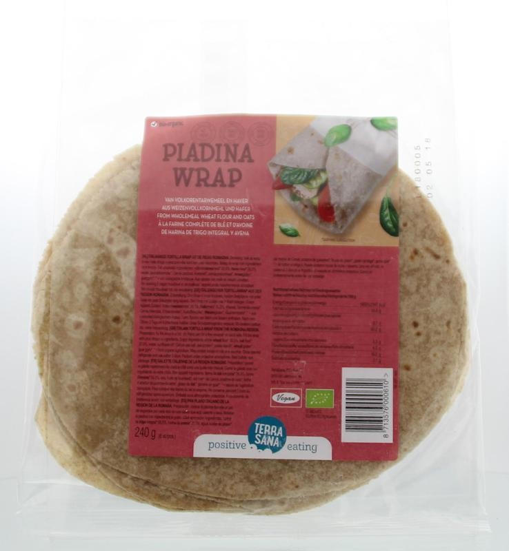 Terrasana Terrasana Piadina Wraps Weizen und Hafer Bio (240 gr)