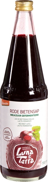 Luna E terra Rote-Bete-Saft Milchsäure demeter bio (700 Ml)