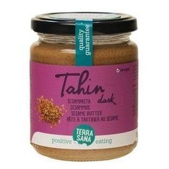 Terrasana Tahin braune Sesampaste ohne Salz Bio (250 gr)