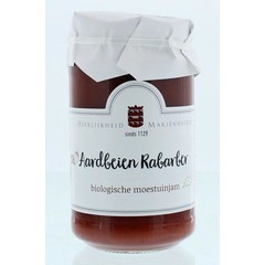 Marienwaerdt Gemüsegarten Marmelade Rhabarber Erdbeer Bio (250 gr)