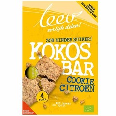 Leev Bio-Kokos-Zitronen-Keksriegel (140 gr)