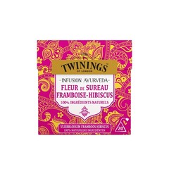 Twinings Ayurveda Holunderblüte Himbeere Hibiskus (20 Beutel)