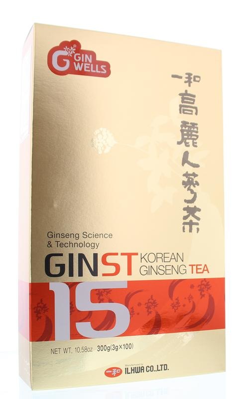 Ilhwa Ilhwa Ginst15 Koreanischer Ginseng-Tee (100 Beutel)