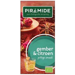 Piramide Zitrone und Ingwer bio (45 gr)