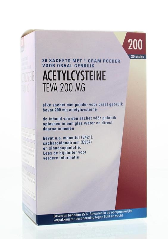 Teva Acetylcystein 200mg (20 Beutel)