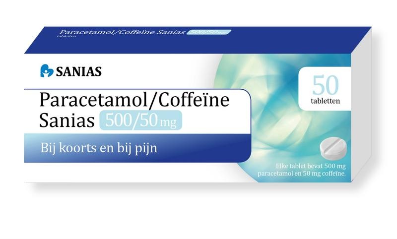 Sanias Paracetamol-Koffein 500/50 mg (50 Tab)