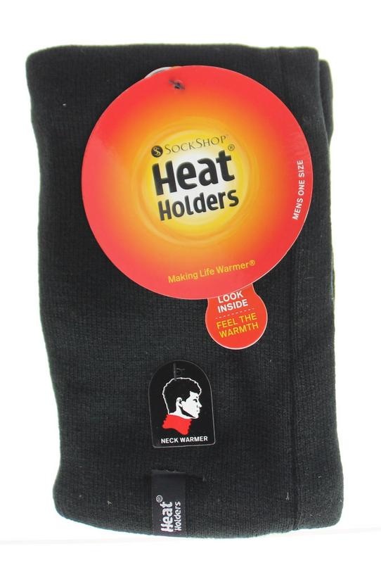 Heat Holders Herren Nackenwärmer Einheitsgröße Schwarz (1 Stück)
