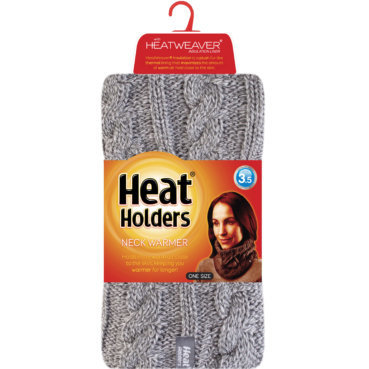 Heat Holders Damen Nackenwärmer hellgrau (1 Stück)