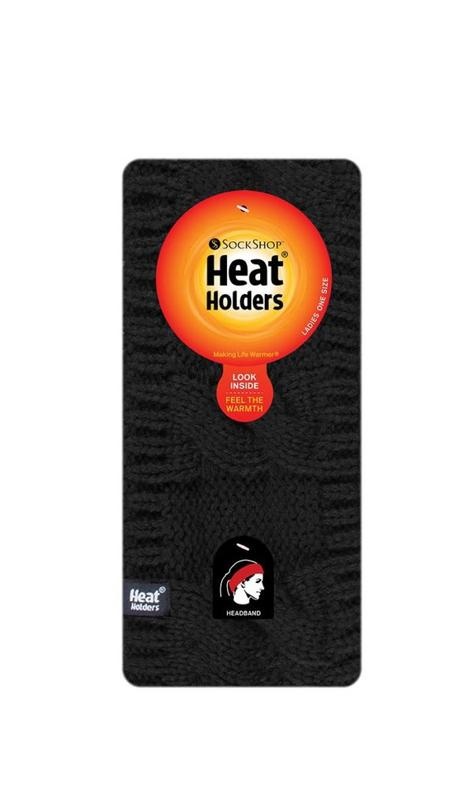Heat Holders Damen Stirnband schwarz Einheitsgröße (1 Stück)
