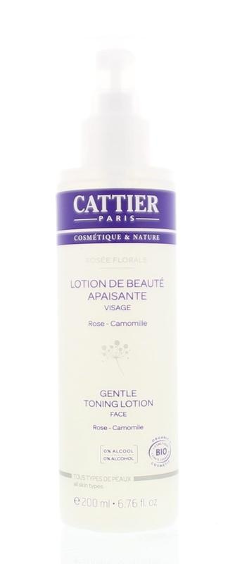 Cattier Beruhigende Lotion Rose Kamille (200 Ml)