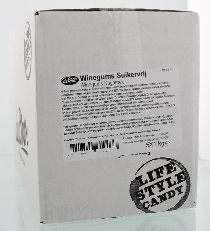 De Bron De Bron Weingummi ohne Zucker (5 kg)