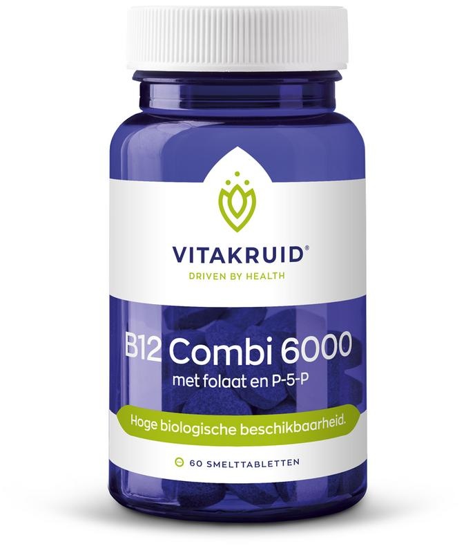 Vitakruid Vitakruid B12 Combi 6000 mit Folat & P-5-P (60 Tabletten)