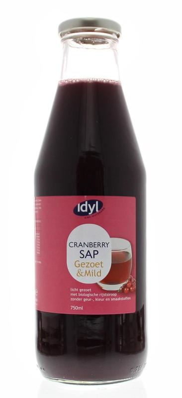 Idyl Idyl Cranberrysaft leicht gesüßt und mild (750 ml)