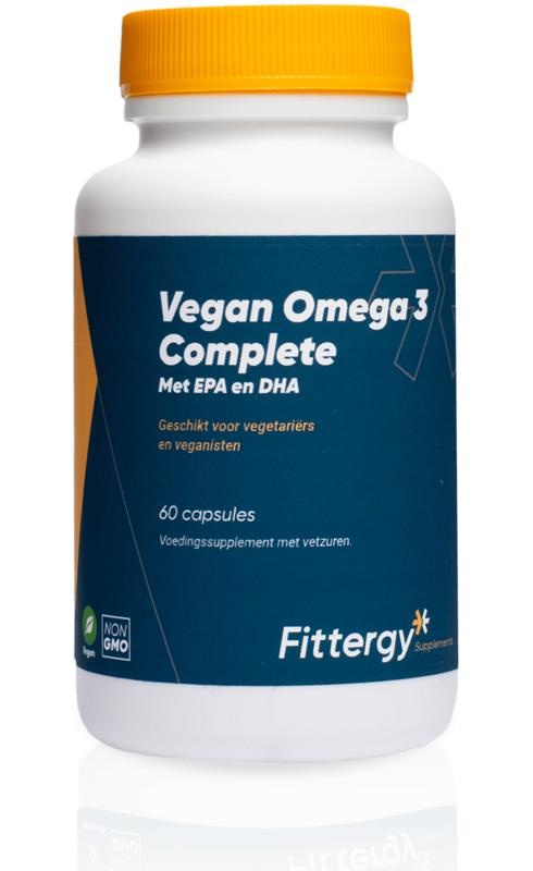 Fittergy Fittergy Omega 3 vegan 150 mg DHA 75 mg EPA (60 Caps)