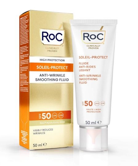 ROC ROC Soleil protect Anti-Falten-Glättungsfluid SPF50+ (50 ml)