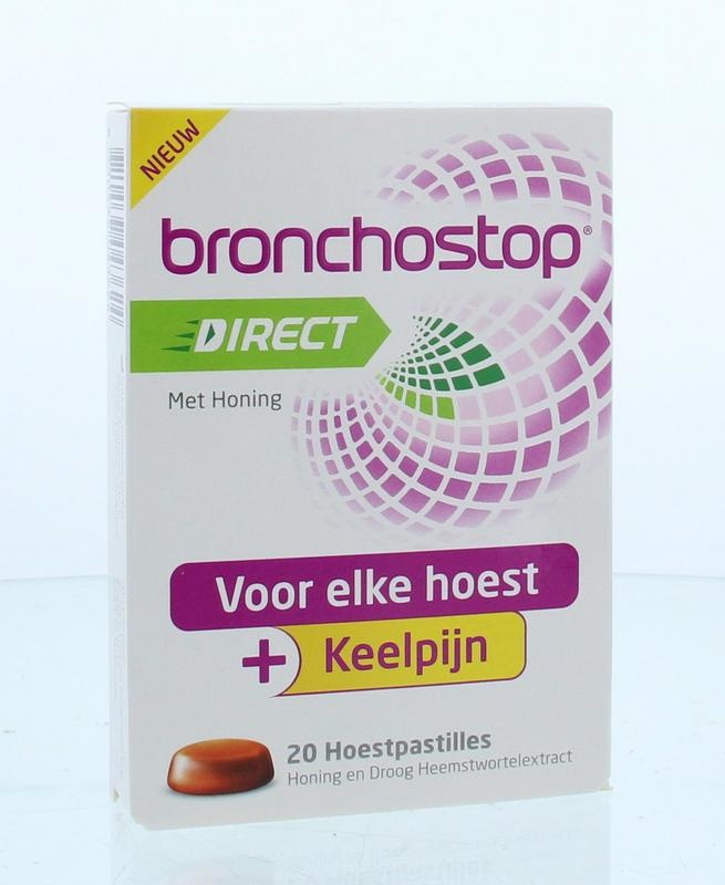 Bronchostop Instant-Pastillen Honig (20 Stück)